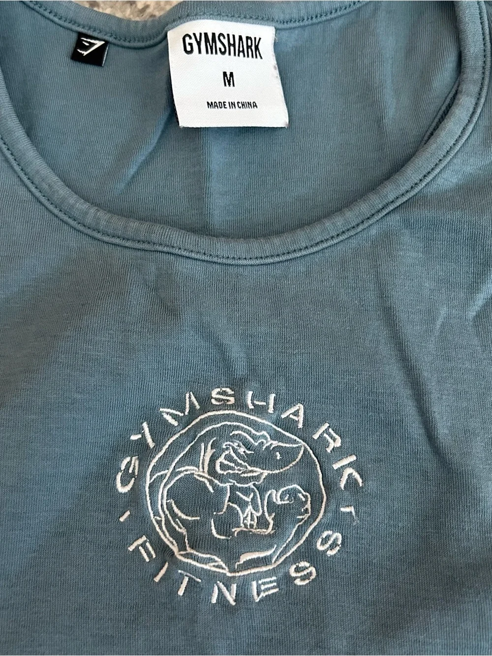 Gymshark Legacy Women’s Slate Blue Cropped Tank Top